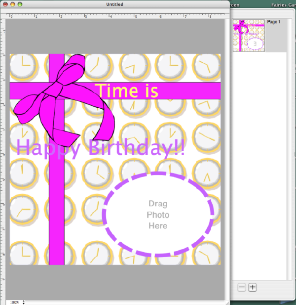 birthday card template pictures