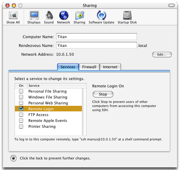 Remote Login